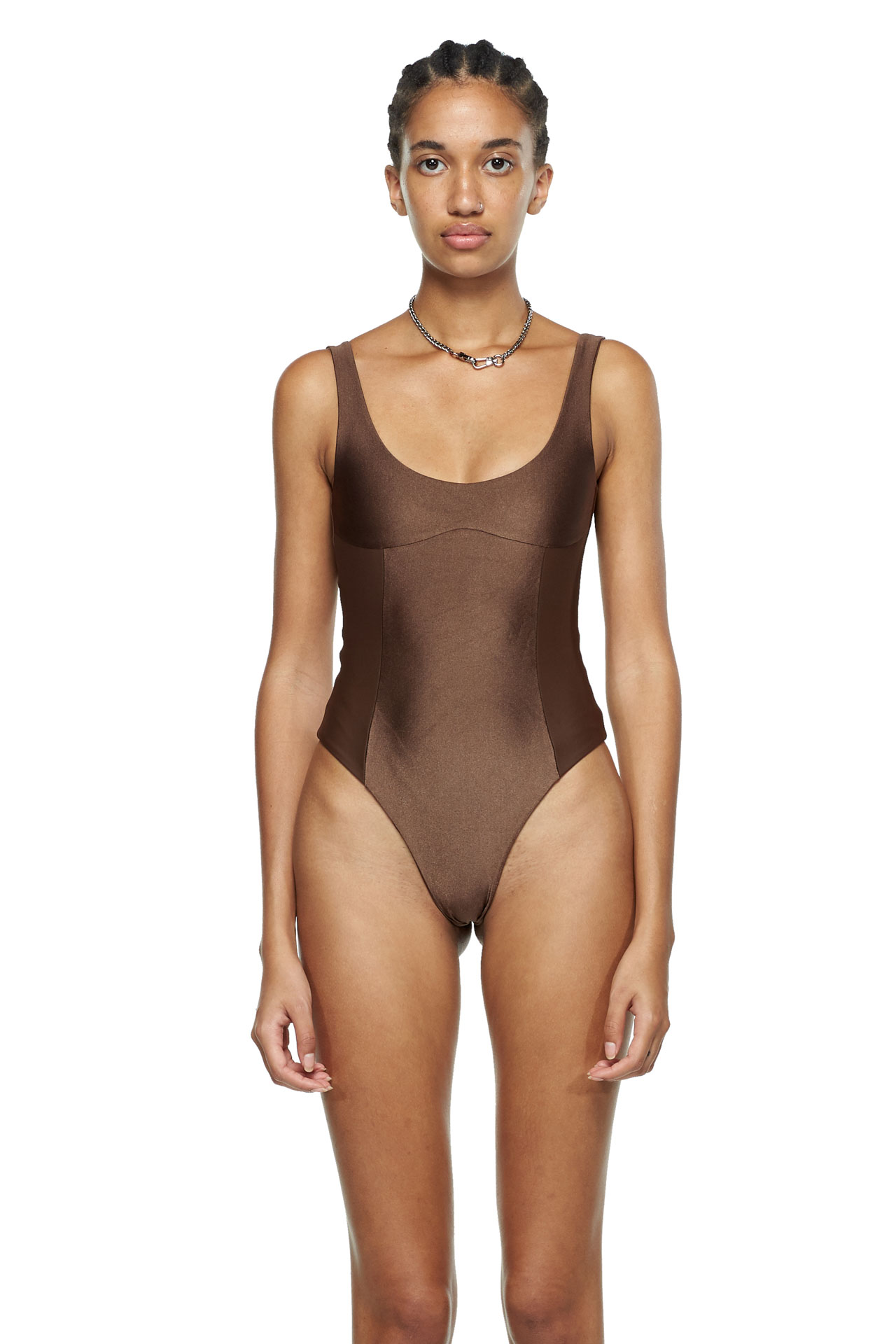 brown leotard