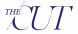 Logo for The Cut featuring the words in dark blue serif font. A stylized cutting line and partial slash visually separate the C from the rest of the word.
